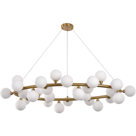 Hanglamp Halo White Gold 100CM